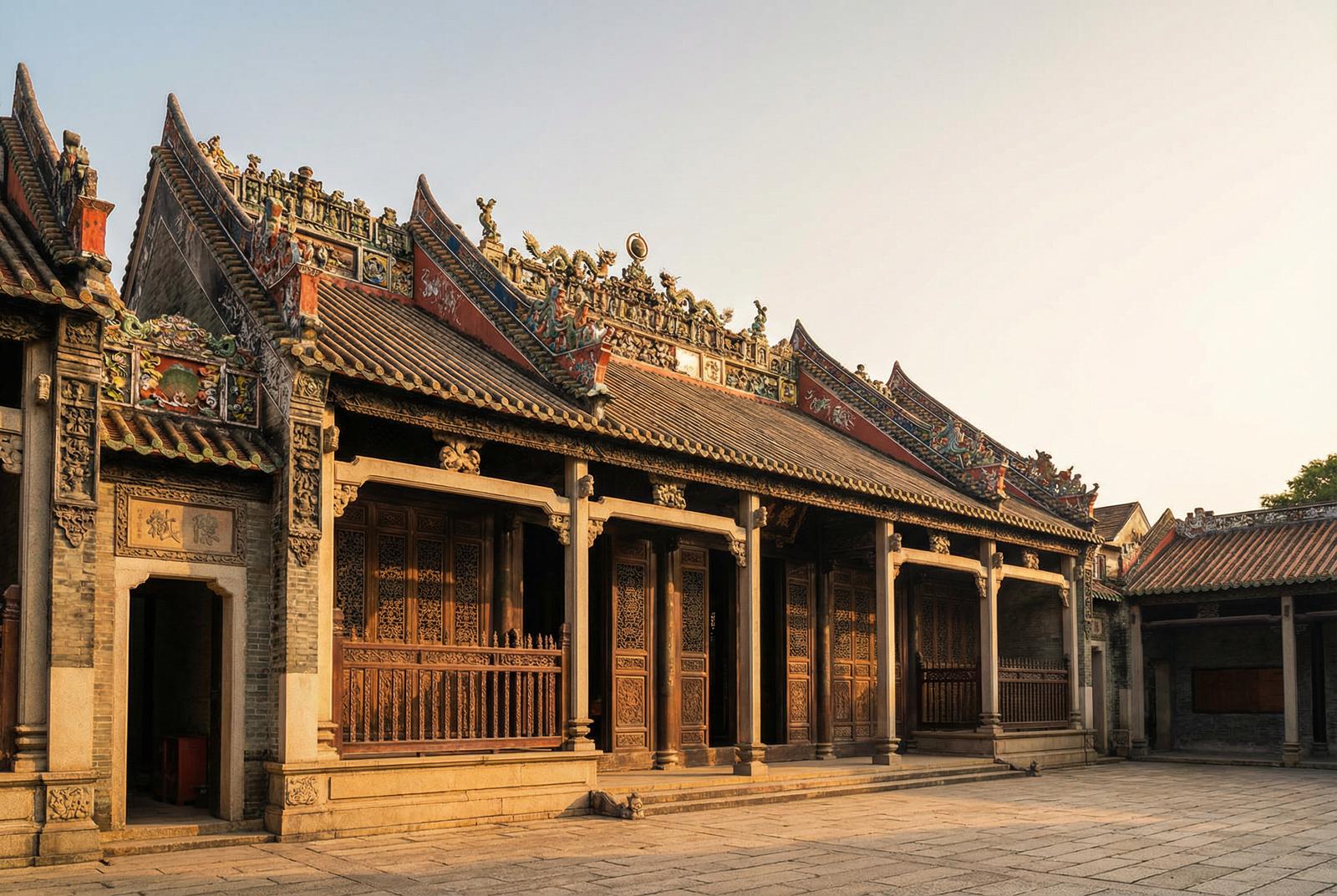 女神视频陈家祠建筑视频